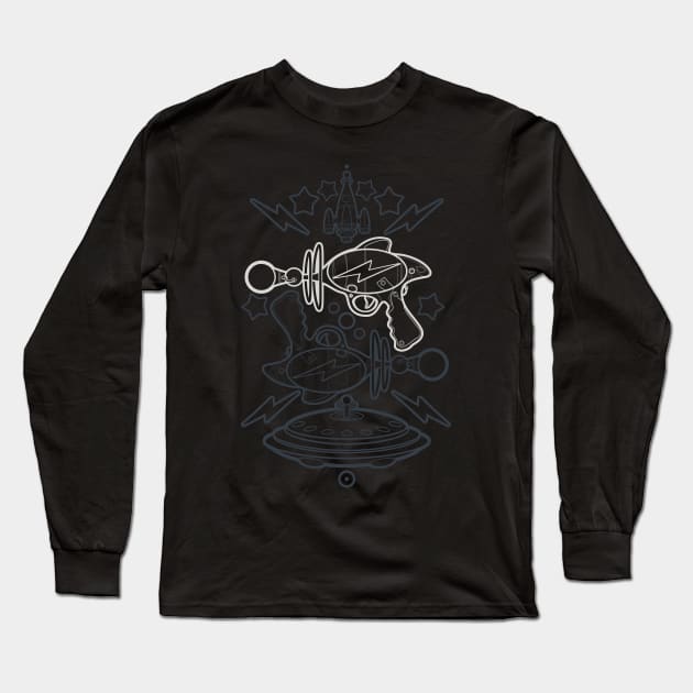 RETRO FUTURE BLAKK Long Sleeve T-Shirt by SIRDYNAMO